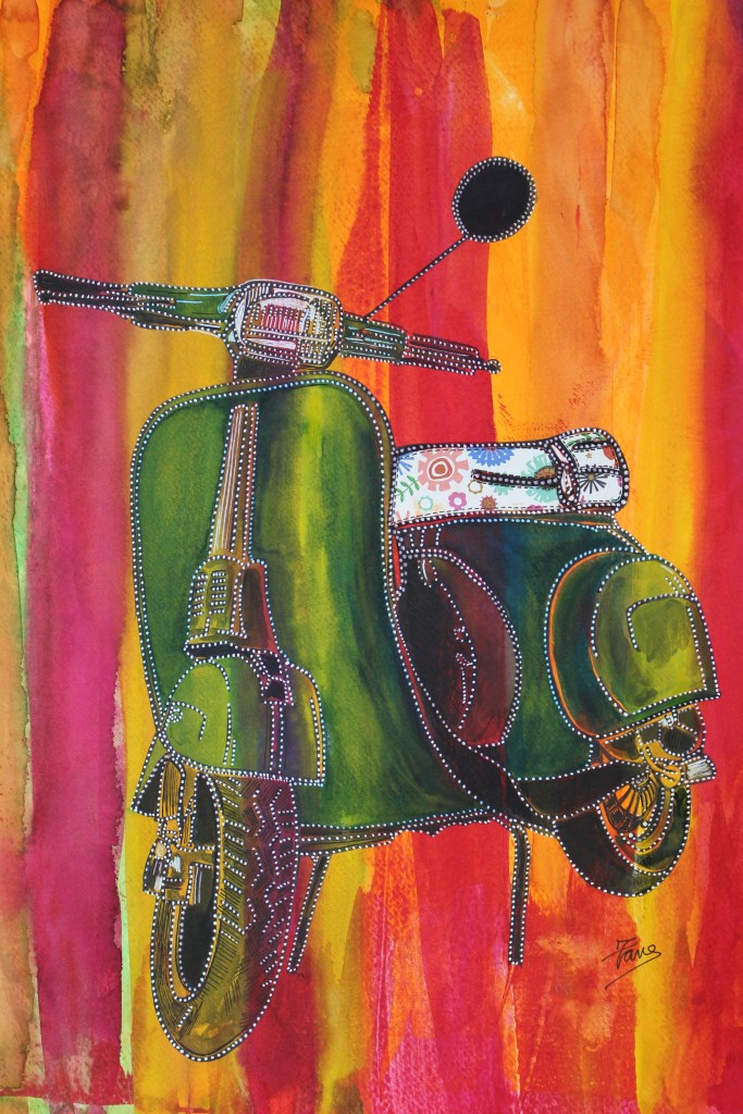 One Vespa